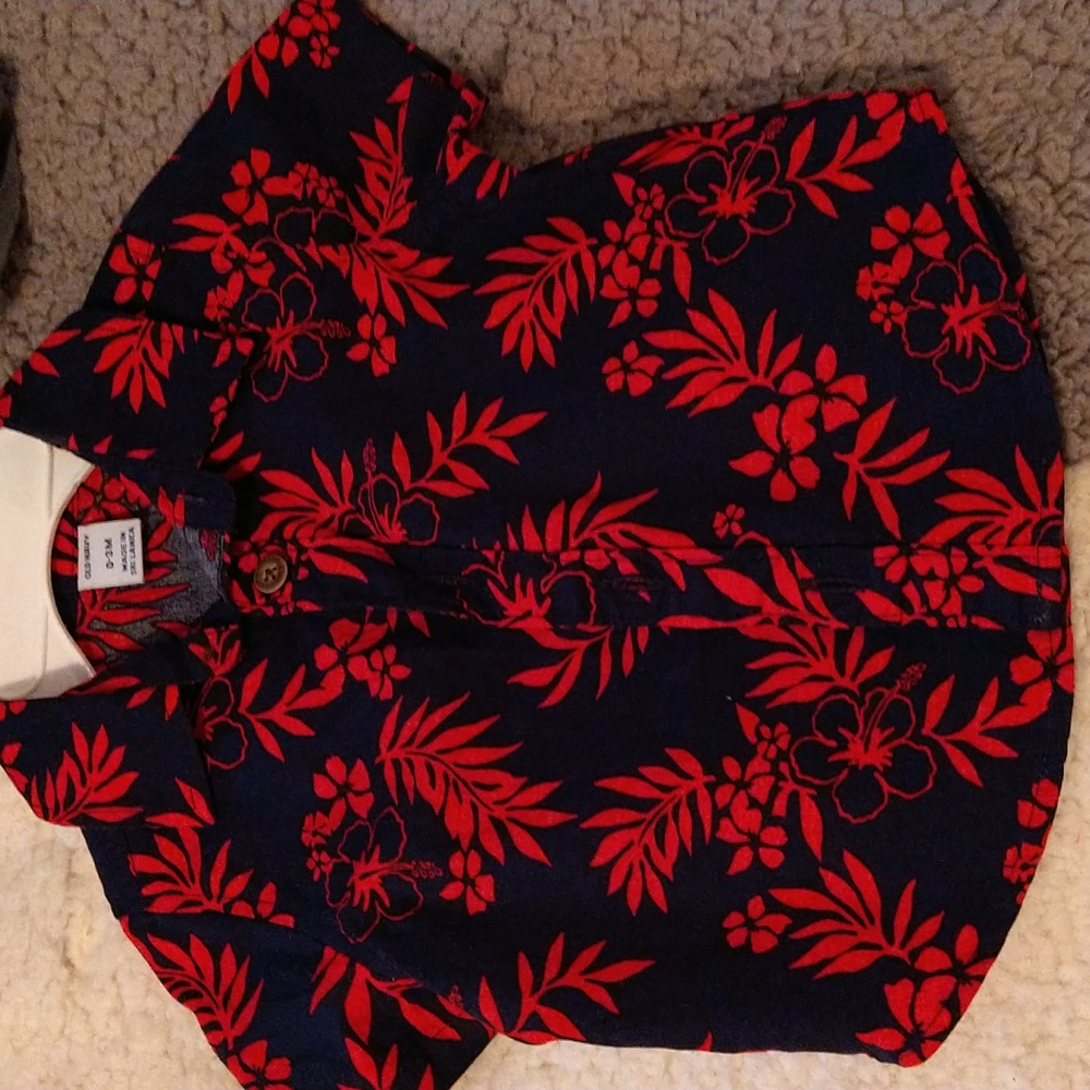 Hawaiian print shirt